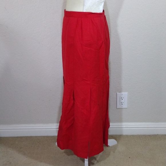Pure Linen 🌟 4 For $15 Red Skirt - Picture 4 of 12